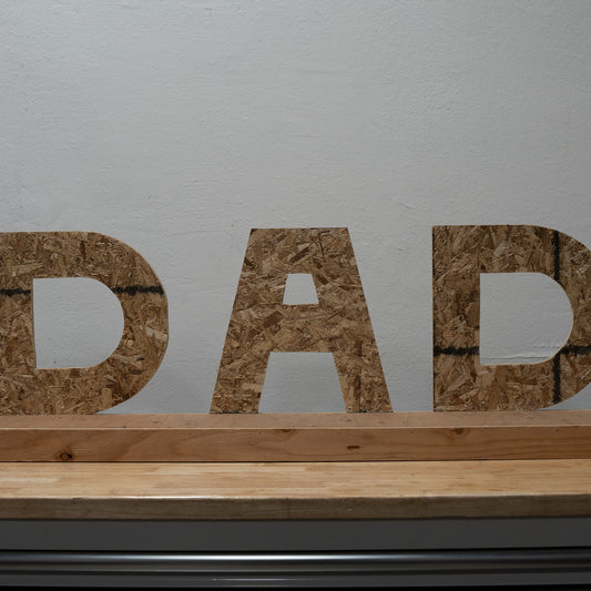 Wooden Dad Sign