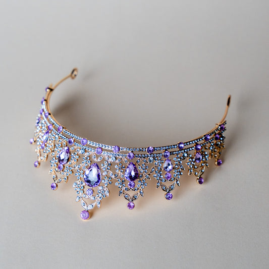 Purple Diamond Tiara